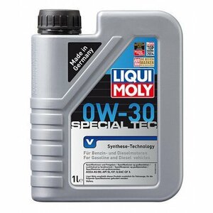 LIQUI MOLY リキモリ スペシャルテックV 0W30 1L 2852 エンジンオイル 0W-30 1L 1リットル Special Tec V 0W30