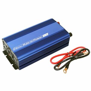 【送料無料】 大自工業 メルテック USB＆コンセント DC12V 1000W SIV-1000 バッテリー直接電源 ACコンセント２口 USBポート２口