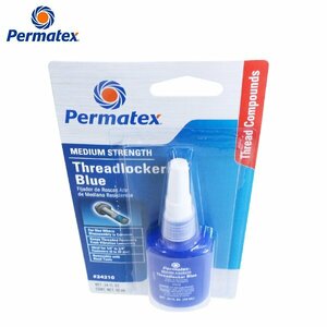 パーマテックス Permatex 中強度スレッドロッカー ( 青 ) ( 10ml ) 金属部品用 嫌気性 ネジ ゆるみ止め剤 接着剤 PTX24210