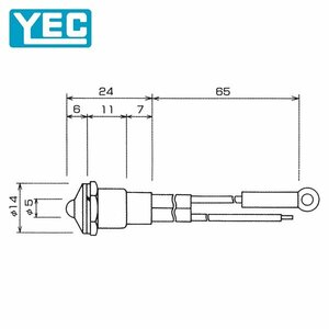 【送料無料】 山口電機工業 パイロットランプアカ LED01R-11