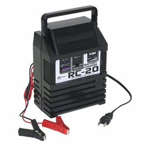 【送料無料】 大自工業 メルテック バッテリー充電器 2A DC6V・12V RC-20 トランスタイプ バイク 軽自動車 小型自動車用