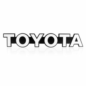 メール便 送料無料 70系 ランクル 純正 エンブレム 1個 TOYOTA グリル用 ロゴ リア リヤ 横幅35.5cm 高さ6cm ランドクルーザー