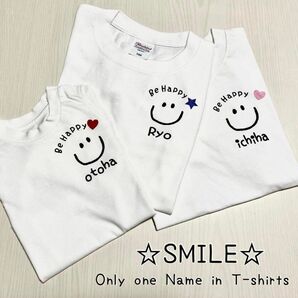 SMILE 名入れTシャツ