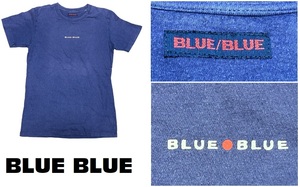 希少バリウッドランチマーケットBLUE BLUE★インディゴ半袖Tシャツ★M