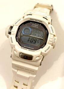 B13)100円～CASIO/カシオ G-SHOCK RISEMAN ライズマン Men in Ice White GW-9200PJ-7JF MULTI BAND 6