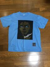 Michael Jackson Tシャツ.ブルー　サイズXL送料無料_画像1