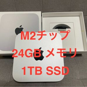 Mac Mini M2チップ、1TB SSD、24GB メモリ