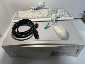 [ с дефектом ]FUJITSU FMV-DESKPOWER FMV-5100D5 Pentium 100MHz/16MB/800MB/Windows 95 настольный PC Fujitsu FMV5DS1A