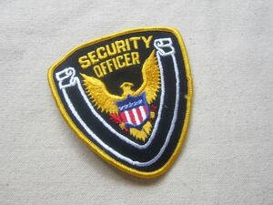 ビンテージ SECURITY GUARD 警備 セキュリティ ガード ワッペン/パッチ 企業 USA 古着 アメリカ ワークシャツ ② 476