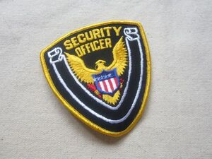 ビンテージ SECURITY GUARD 警備 セキュリティ ガード ワッペン/パッチ 企業 USA 古着 アメリカ ワークシャツ ③ 476