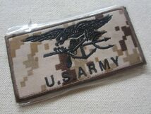 ミリタリー U.S ARMY アメリカ陸軍 ベルクロ付き ワッペン/パッチ 米国 古着 サバゲー ① 496_画像2