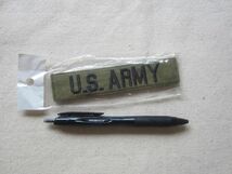 ミリタリー U.S ARMY 迷彩 アメリカ陸軍 ベルクロ付き ワッペン/パッチ 米国 古着 サバゲー ⑥ 496_画像5