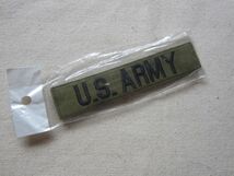 ミリタリー U.S ARMY 迷彩 アメリカ陸軍 ベルクロ付き ワッペン/パッチ 米国 古着 サバゲー ⑥ 496_画像1