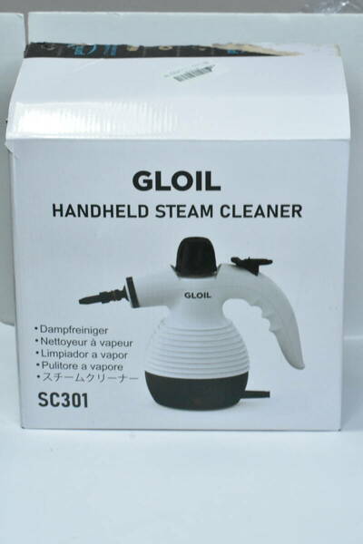 【ジャンク品】GLOIL スチームクリーナー、スチームクリーナー ハンディ　キッチン、カーペット 除菌 掃除 /980