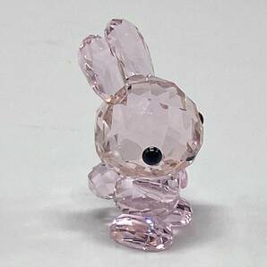 #31350 SWAROVSKI スワロフスキー フィギュリン 十二支 干支 Rabbit 卯 ウサギ ピンク系 5302322の画像2