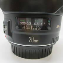 #29911 Canon キャノン EF 20mm F2.8 USM 単焦点 EFマウント レンズ　広角 　動作未確認　カメラ備品 [現状品]_画像5