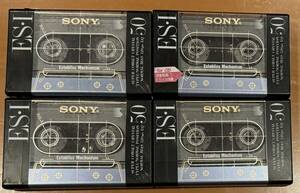 ☆☆☆　☆☆☆　SONY ES1 カセットテープ　50分x4本: 新品☆☆☆