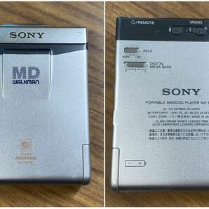 SONY MD ウォークマン シルバー 【完全ジャンク】 /※袋破れ /※イヤホン腐敗 /本体 ※傷汚れホコリあり /★動作未確認の画像4