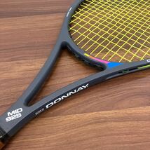 DONNAY ドネー BORG PRO テニスラケット 木製 長期保管品 昭和レトロ ヴィンテージ フレーム カバー付き 硬式テニスラケット DUNLOP _画像4