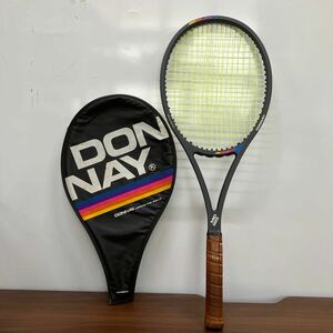 DONNAY ドネー BORG PRO テニスラケット 木製 長期保管品 昭和レトロ ヴィンテージ フレーム カバー付き 硬式テニスラケット DUNLOP 