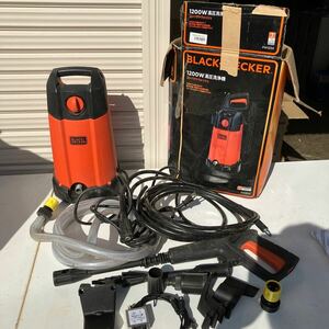 BLACK+DECKER / ブラックデッカー / 高圧洗浄機 / コンパクトウオッシュ / PW1200 / ベランダ 車 家庭用 検)ケルヒャー KARCHER 