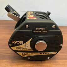 リョービ RYOBI リール SUPER CARBOTEC 船 ベイトリール リール 釣具 船釣り 磯釣り 希少 super carbotec セラテックCERATEC 両軸 強力_画像5