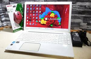 * popular white & strongest i7. speed gorgeous specification!*Windows11/Web camera [ new goods SSD512GB+HDD1TB/ memory 16GB/core i7-4700MQ(4 core ]office/ Toshiba T554/56LWD