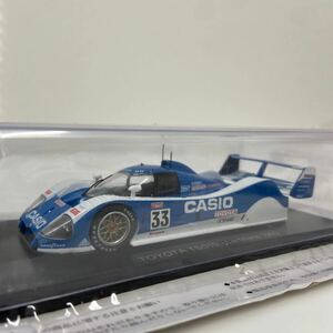 アシェット ルマン24時間レースカーコレクション 1/43 TOYOTA TS010 Le Mans 1992 #33 関谷正徳 CASIO トヨタ ミニカー モデルカー 