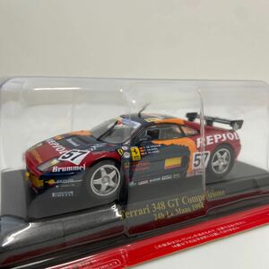 アシェット 公式フェラーリF1コレクション 1/43 vol.99 348 GT Competizione ル・マン24時間 1994年 #57 Ferrari ミニカー LM Repsol