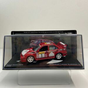 デアゴスティーニ ラリーカーコレクション 1/43 Mitsubishi Lancer Evolution VI #1 三菱 ランサーエボリューション トミマキネン ミニカー