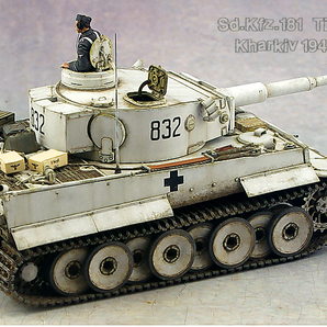 1/35 ドイツ重戦車タイガーI初期型ハリコフ攻防戦 完成品 の画像2