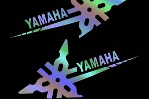 YAMAHAのロゴステッカー　レーザー×2