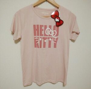 新品タグ付き　サンリオ　ハローキティ　半袖　Tシャツ　タグ付き　半袖　Tシャツ　ロゴ　Hello Kitty