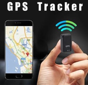 ミニ GPS 黒 カー 車 バイク トラッカー リアルタイム 追跡 盗難防止 位置 追跡装置 ポータブル 軽量 自動車 盗難 子供