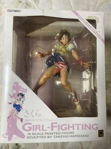  west .kin collection GIRL-FIGHTING Sakura (1/6 scale PVC has painted final product ) * translation have 