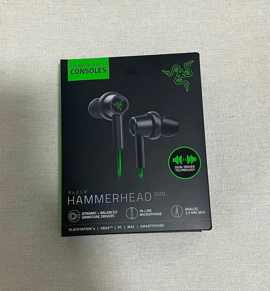 Razer HAMMERHEAD DUO Hammerhead Duo Green グリーン