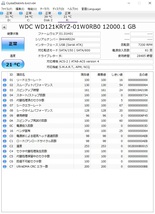 その７WesternDigita WD121KRYZ 12TB 3.5インチHDD 28485時間　電源投入61回（送料込み）_画像3