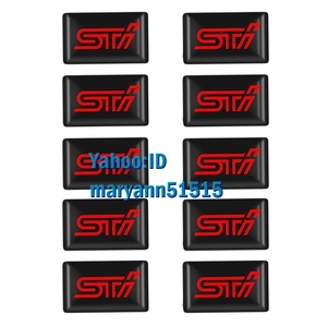 STi Emblem Mini ステッカー お得な10枚set♪ Impreza Forester STi Outback レガシー