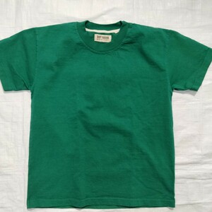 SOFT GOODS HEAVY WEIGHT CREWNECK TEE GREEN ソフトグッズ　ヘビーウェイト　クルーネック　半袖　肉厚　Ｔシャツ デトロイト　アメリカ製