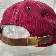 BROOKS BROTHERS Red Fleece ブルックスブラザーズ　レッドフリース　コットン　レザーベルト　キャップ CAP cap usa アメリカ製　革ベルト_画像7