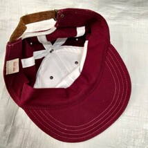 BROOKS BROTHERS Red Fleece ブルックスブラザーズ　レッドフリース　コットン　レザーベルト　キャップ CAP cap usa アメリカ製　革ベルト_画像6