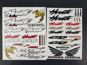 送料無料 Honda Hornet CB 2 cbr CB600F Decal Sticker ホーネット 蜂 ステッカー シール デカール セット