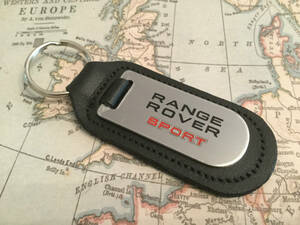 送料無料 RANGE ROVER SPORT Key Ring LEATHER GENUINE レンジローバー キーリング キーホルダー レザー