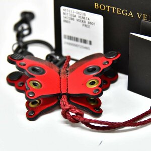  новый товар оценка settled BOTTEGA VENETA Bottega Veneta кольцо для ключей сумка очарование бабочка butterfly красный 547396 VOEX8 8601 в тот же день рассылка K86-18