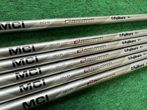 ★フジクラ　中古シャフト　MCI 　９０ーＲ　５本セット　おまけ６０ーS １本付き　Fujikura シャフト★　　