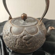 鉄瓶 茶道具 煎茶道具 鉄製 鉄器 薬缶 倉庫保管品 全国発送 重さ約1.5kg_画像3