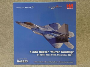 ホビーマスター Hobby Master HA2823 F-22A アメリカ空軍 第422試験評価飛行隊 ミラーコーティング塗装 2021年 04-4065 1/72 未開封