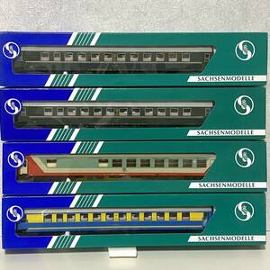 *SACHSEN MODELLE( The ksen модель ) 74674,74674,74686,74687 UZ PKP HO gauge пассажирский поезд совместно 4 обе SACHSENMODELLE