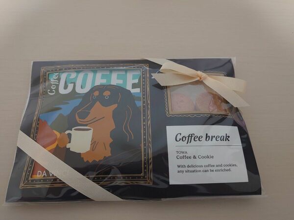 アートミュージアム コーヒー+クッキーセット 母の日 ダヴィンチダックスフント フェルメール柴犬