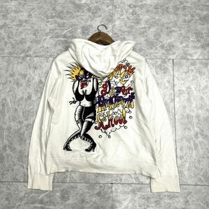 B ■ 人気モデル 'ビッグロゴデザイン' HYSTERIC GLAMOUR ヒステリックグラマー COTTON スウェット ジップアップ パーカー F 上着 アウター